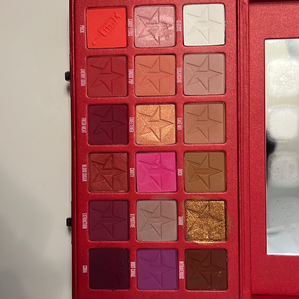 Blood sugar pallete like new barely used jeffree star